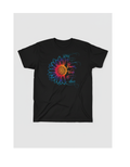 Wild Flower, Warm Sun – Colorful Sunflower Graphic T-Shirt-Custom Apparel