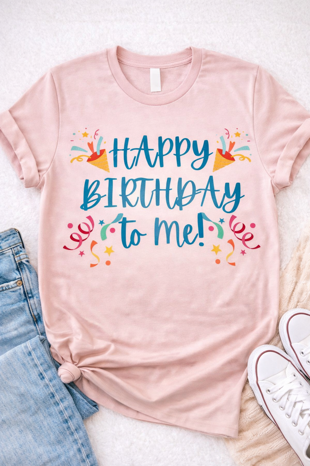Happy Birthday to Me – Birthday Celebration Graphic T-Shirt– Custom Apparel