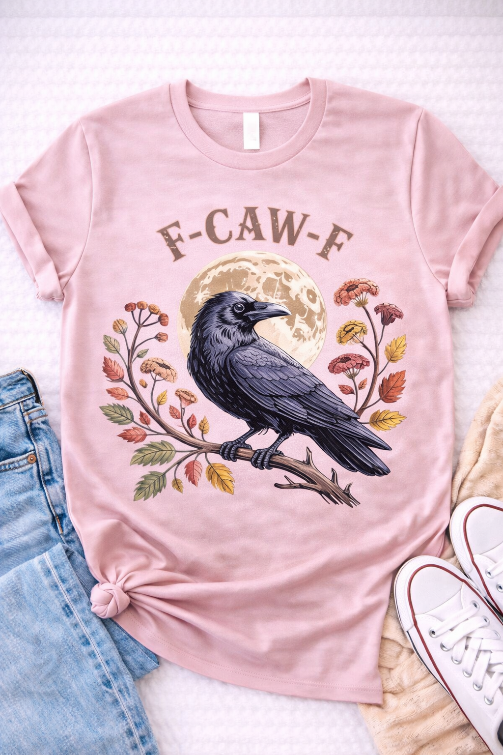 F-CAW-F Raven Tee -Custom Apparel