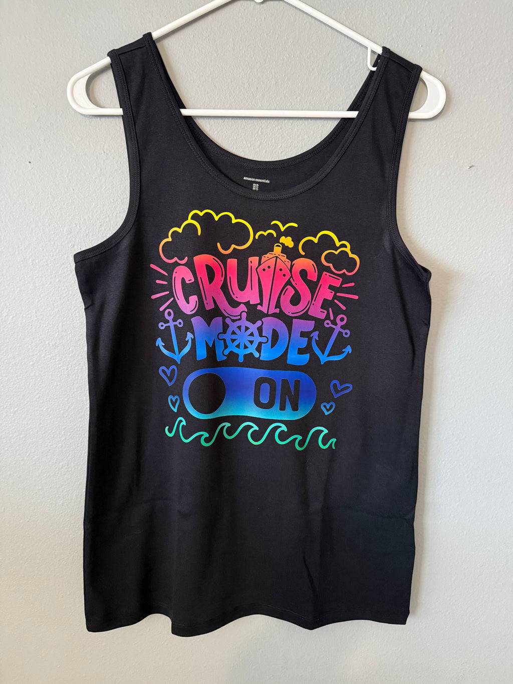 Cruise Mode On – Colorful Cruise Graphic T-Shirt – Custom Apparel